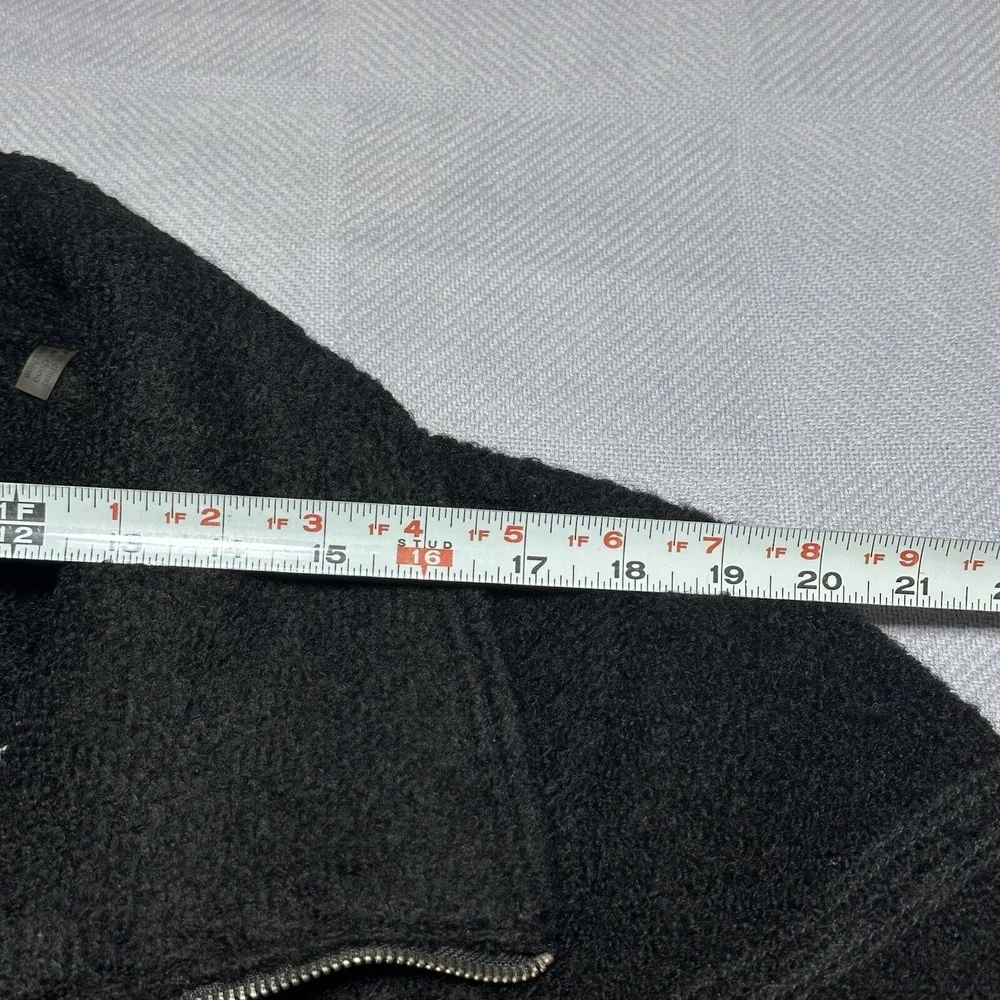 Jessica Simpson Black Wool Blend Boucle Textured Long Coat Women's Size‎ 2X